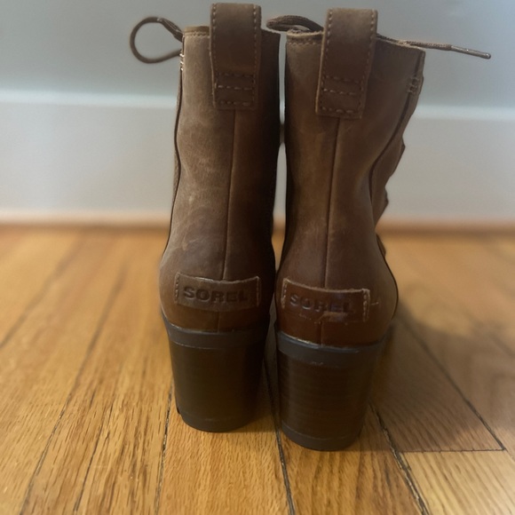 Sorel Cate Lace Boot - Size 6.5, Brown Leather - Picture 5 of 6